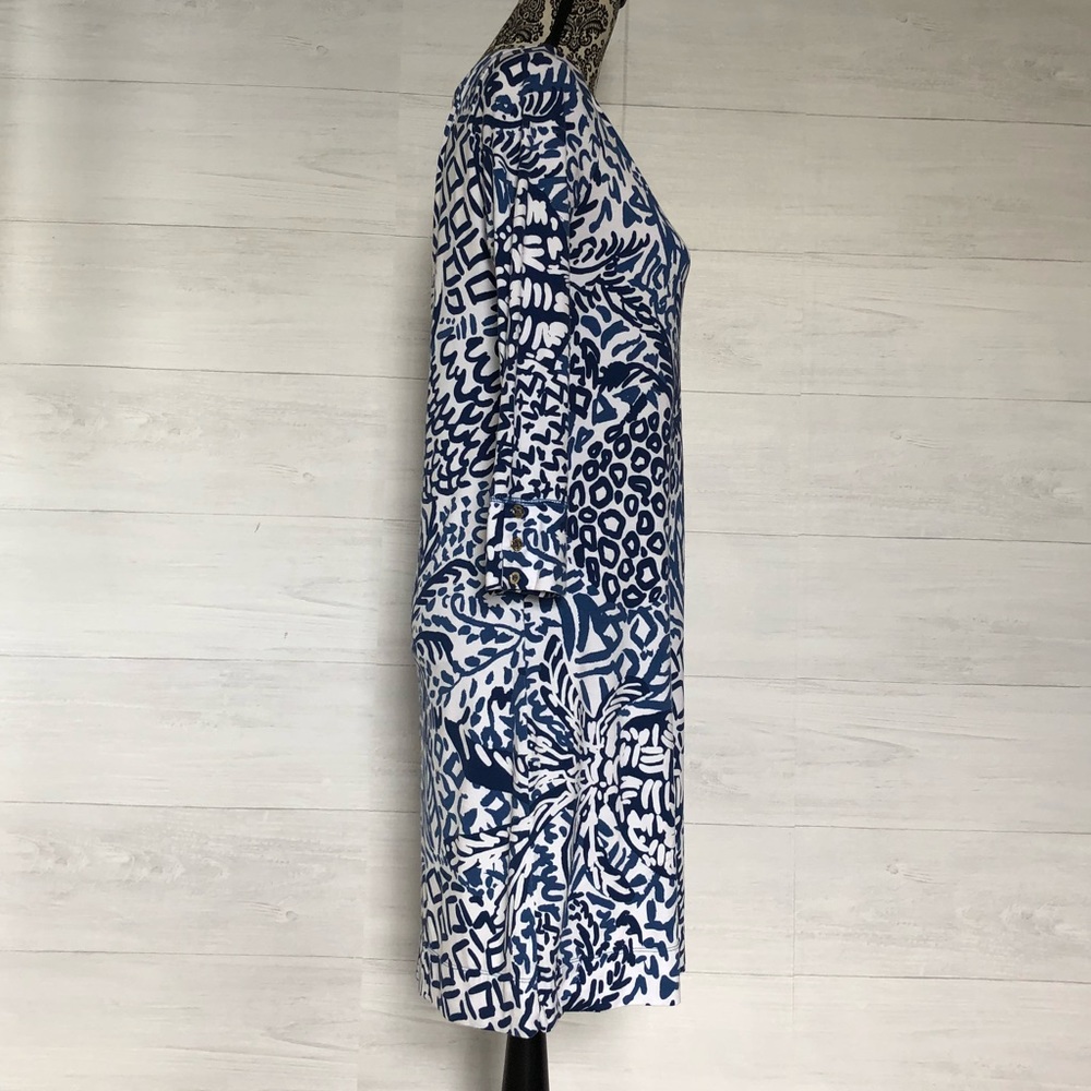 Lilly Pulitzer Dress Stretch cotton knit medium - Picture 3 of 8